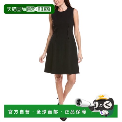 自营Lafayette 148 New York Flared Sheath Dress - black 美国