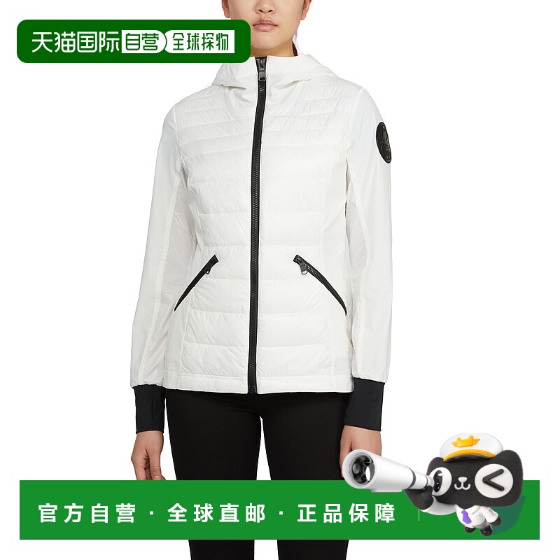 自营 Pajar 女士 Cressy 混合媒体通道绗缝弹力羽绒服 - 白色 op