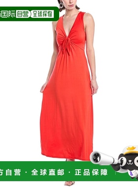 自营 rachel rachel royRACHEL Roy Willow Midi连衣裙-红色 美国