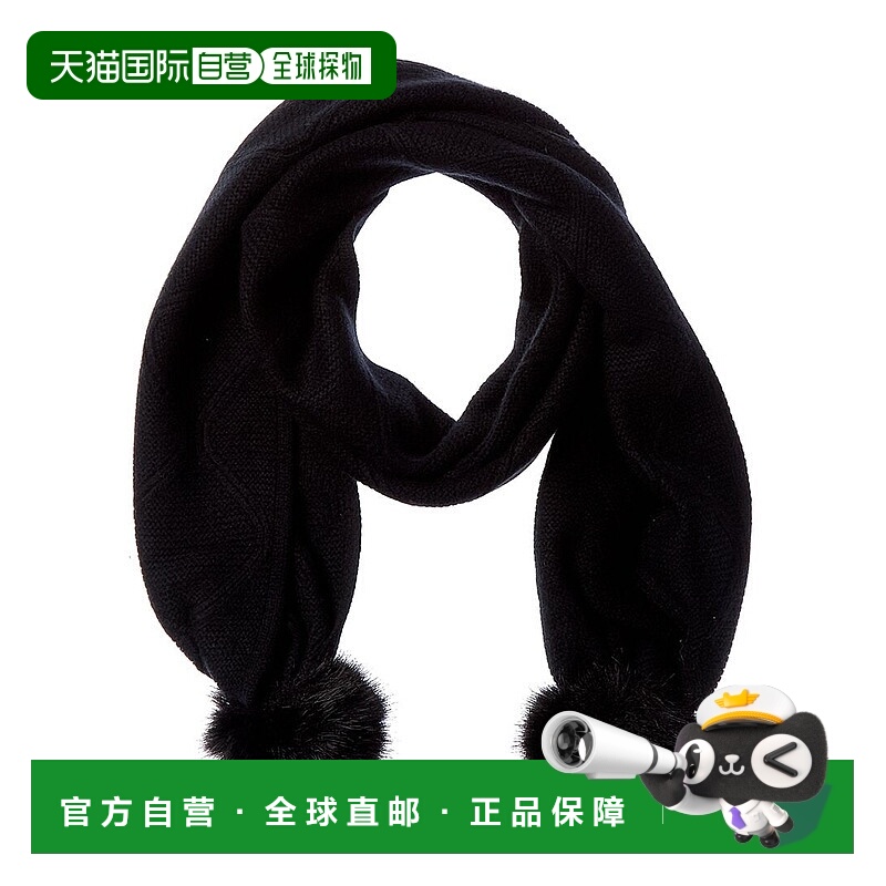 自营forteforteForte Cashmere Luxe Cable Cashmere Scarf - bla