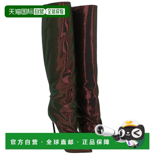 自营Casadei Aurora Boreale膝盖高靴-棕色高筒靴 美国直发奥莱