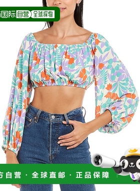 自营 Traffic People Sofia 短款早秋新款上衣 橙色 美国奥莱直发