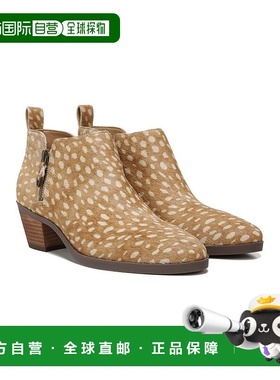自营 Vionic Cecily H7729L3女式棕色鹿印小牛毛靴JOBB545-棕色