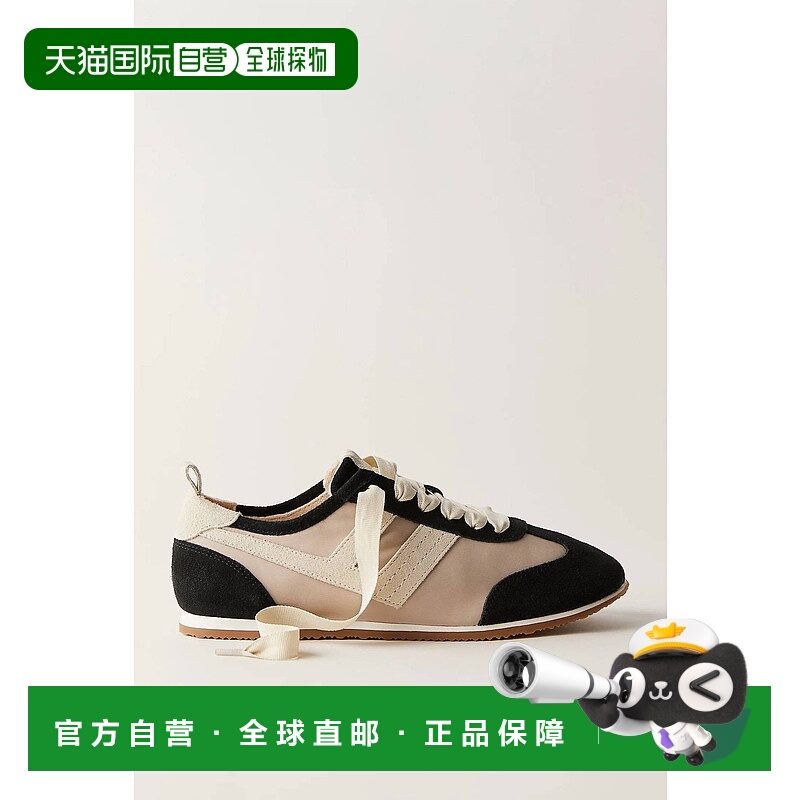 自营free peopleWomen's Aces Tennis Shoes In Black/oyster Com