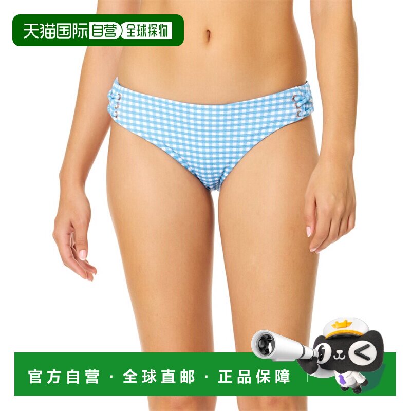 自营Raisins Lace Up Swim Bottom - blue 美国奥莱直发性感泳裤