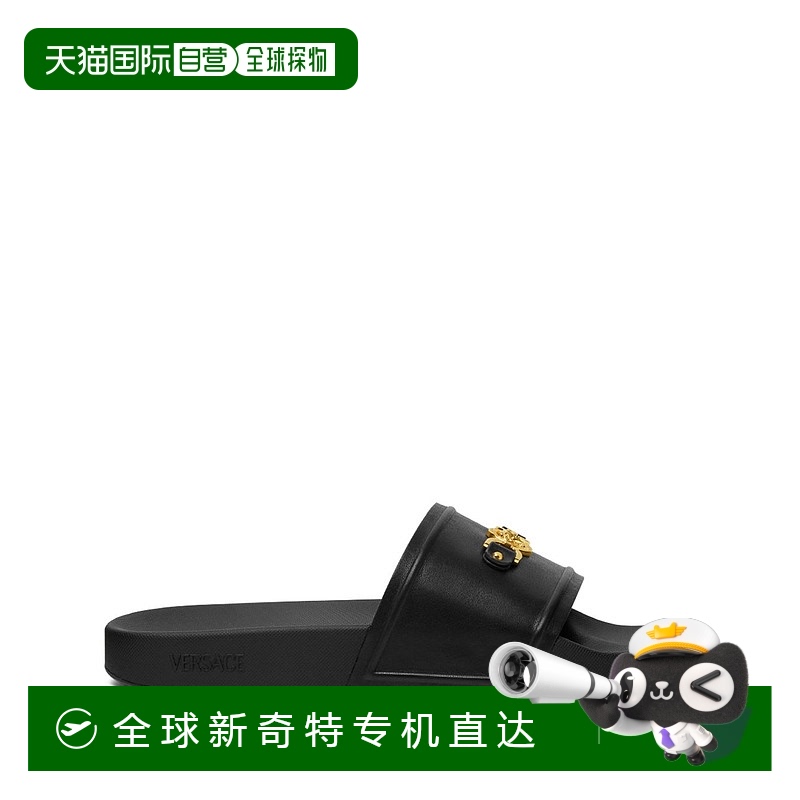 1h可退 香港直邮潮奢 Versace 范思哲 男士 Medusa '95拖鞋 10182