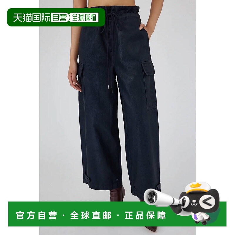 自营 moussy阿德莱德牛仔工装裤深蓝色-深蓝色 美国奥莱直发