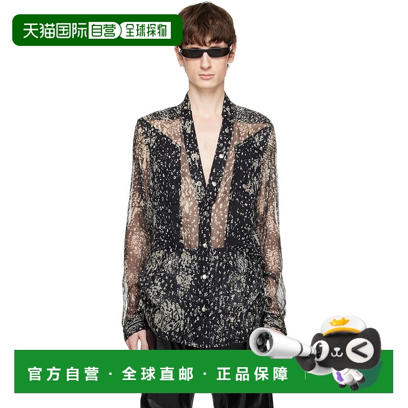 香港直邮潮奢 rick owens 瑞克 欧文斯 男士 黑色 Hollywood Larr