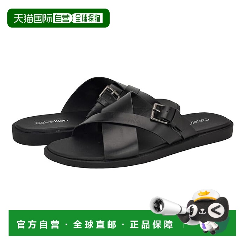 1h可退 香港直邮潮奢 Calvin Klein 卡尔文 克莱恩 男士 Elon 凉