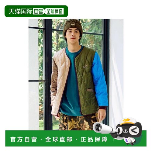 自营 日潮 go slow caravan 中棉两穿撞色拼接马甲开衫男