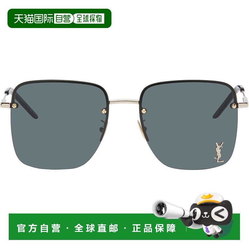 1h可退 香港直邮潮奢 Saint Laurent 圣罗兰 女士 金色 SL 312 M