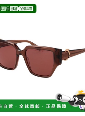 自营Trussardi Acetate Women's Sunglasses - brown 美国奥莱直