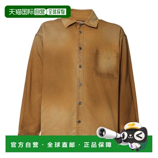 Shirt With 自营msgmGradient Pocket Button Chest Beige