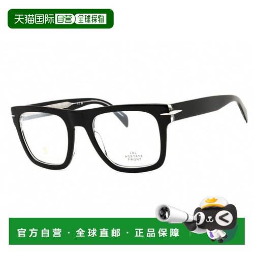 自营david beckhamDB 7020/FLAT 07C5 00黑色透明51mm-黑色透明