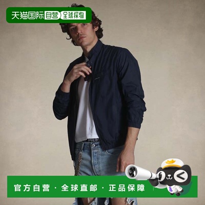 自营members onlyMen's Windbreaker Packable Jacket - navy 美