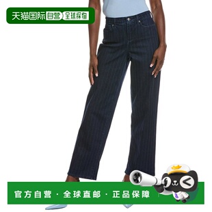 Stripe Biscay Barrel Jean 美国奥莱直 自营NYDJ brown Jemma
