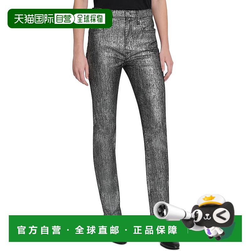 自营7 for all mankindEast Womens Denim Slim Jeans - foil dot
