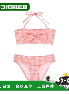 自营PQ Swim Asha Bow 2pc Bikini Set - pink 美国奥莱直发