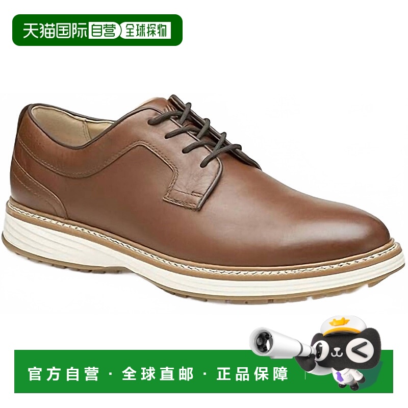 自营johnston & murphy男式Upton Gl1 Luxe混合动力高尔夫鞋棕褐