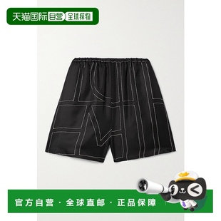 刺绣斜纹丝绸短裤 1h可退 女士 香港直邮潮奢 22322670792 TOTÊME