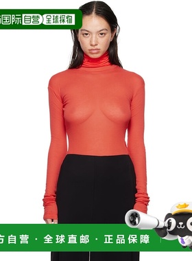 1h可退 香港直邮潮奢 BITE 女士 红色 Long Sleeve Roller 高领衫