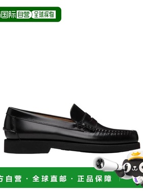 自营 Sebago 黑色徽标乐福鞋 真皮一脚蹬旅行户外7001GW0