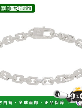 1h可退 香港直邮潮奢 Hatton Labs 男士 银色 Anchor 手链 HLW436