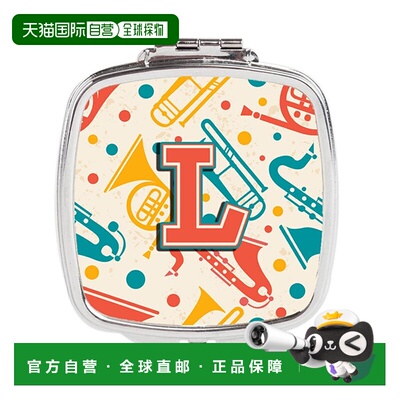 自营 Carolines Treasures CJ2001-LSCM 字母 L 复古青色橙正品