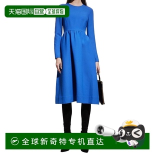 美国奥莱直发 自营 lafayette 148瓷砖蓝色鸡尾酒礼服 瓷砖蓝色