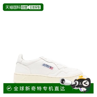 autry白色皮革运动鞋 头 自营 带穿孔鞋 直发 白色 美国奥莱