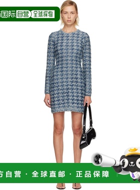 1h可退 香港直邮潮奢 Diesel 迪赛 女士 蓝色 M-Halma 连衣裙 A21