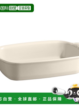 自营Emile Henry矩形烤盘Ultime，14英寸X 9英寸-粘土 美国奥莱直