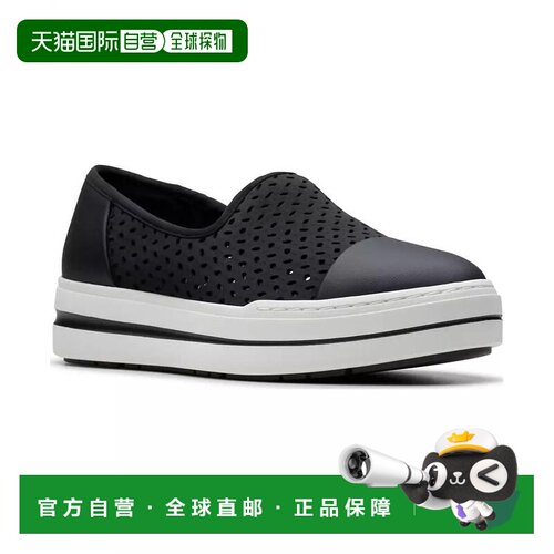 美国直邮clarks 女士 时尚休闲鞋厚底一脚蹬 【付后1h可退】