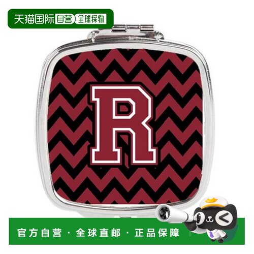 自营Carolines Treasures CJ1052-RSCM 字母 R 雪佛龙石榴石正品