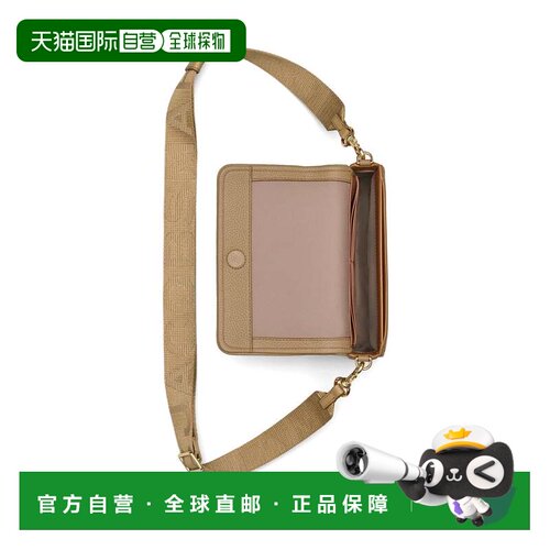 自营marc jacobs驼色皮革迷你单肩包-棕色 美国奥莱直发斜挎包