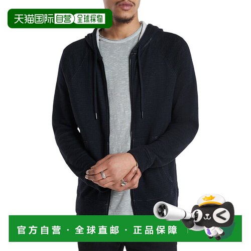 自营John Varvatos Providence Hoodie - Black 卫衣美国奥莱直发