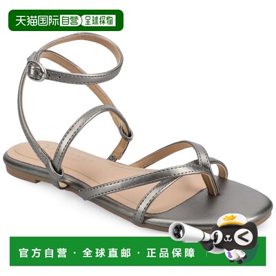 自营journee collectionJournee Women's Serissa Flat Sandals -