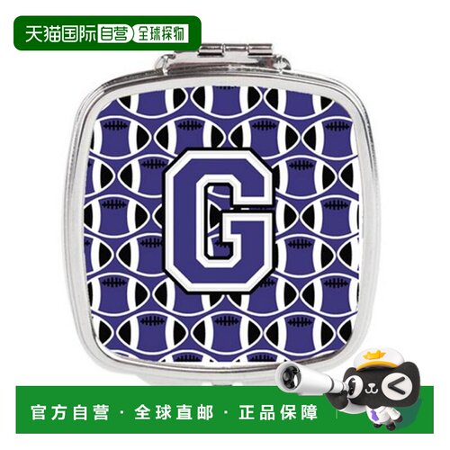 自营 Carolines Treasures CJ1068-GSCM 字母 G 足球紫色和正品