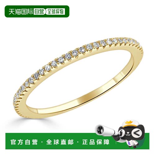自营sabrina14K Yellow Gold Diamond Eternity Band - yellow go
