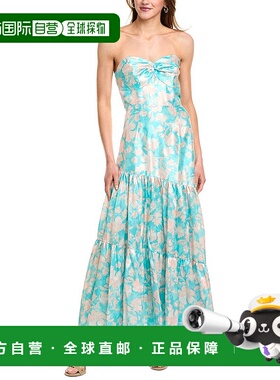 自营 Hutch Phobe Maxi连衣裙-蓝色长裙 美国直发奥莱