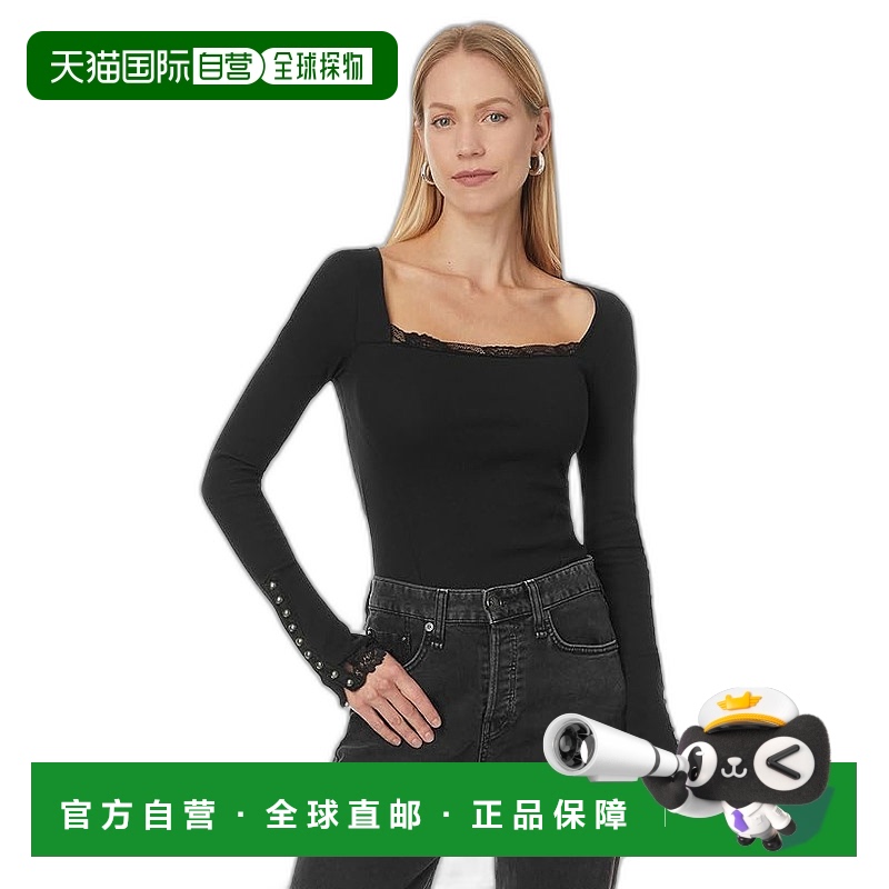 1h可退 香港直邮潮奢 Free People 自由人 女士 It 翻边长袖上衣