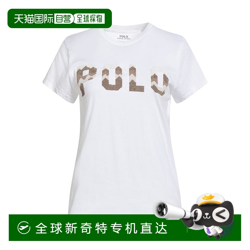 1h可退 【美国直邮】ralph lauren 女士 上装T恤短袖针织