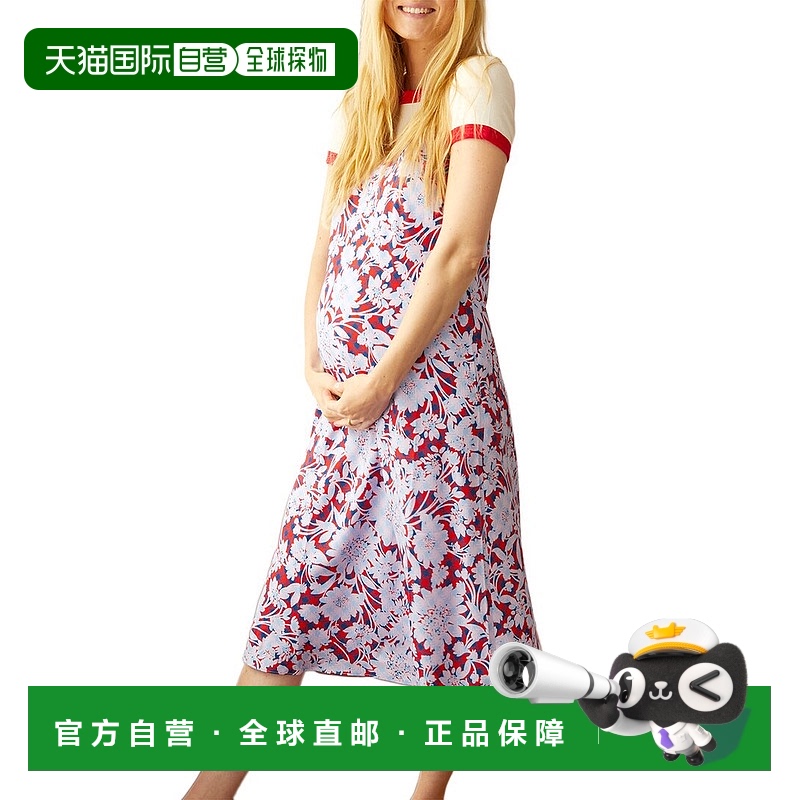 自营 HATCH Maternity The Short Ricky Slip Dress - purple 美