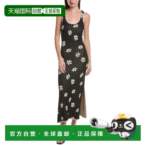 自营Saltwater Luxe Tank Midi Dress - black 美国奥莱直发