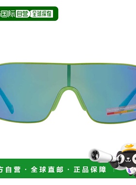 自营Polaroid Polarized Grey Green Mirror Shield Unisex Sungl