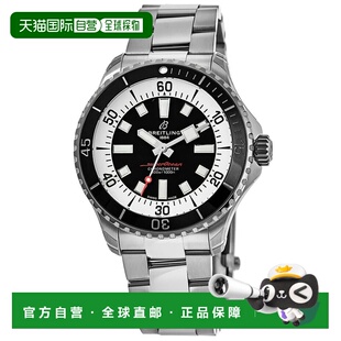 自营breitling百年灵Superocean全自动44黑色表盘不锈钢男士手表A