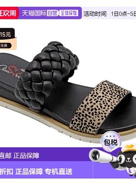 自营MIA Edita-F Cheetah Print  MHA1733F-246 Women's - black