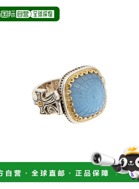 自营Konstantino Silver & 18K Doublet Ring - pattern 美国奥莱