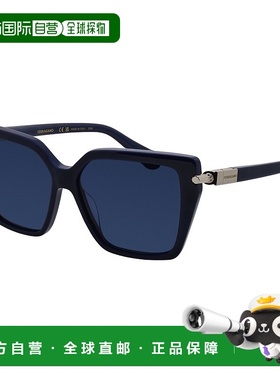 自营Salvatore Ferragamo SF 1106S 414 57mm女式蝴蝶太阳镜-蓝色