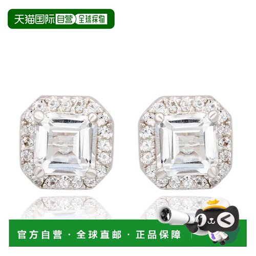 自营Suzy Levian Sterling Silver Assher Cut Yellow Sapphire H